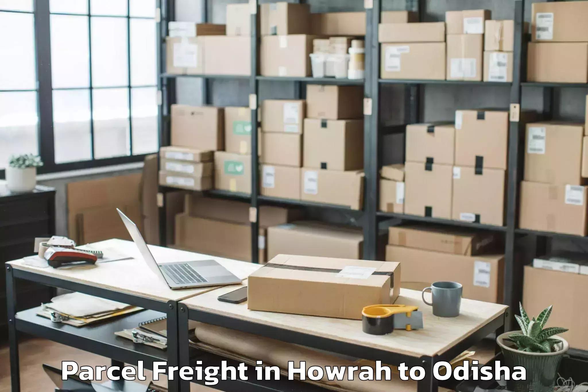 Book Your Howrah to Sorada Parcel Freight Today